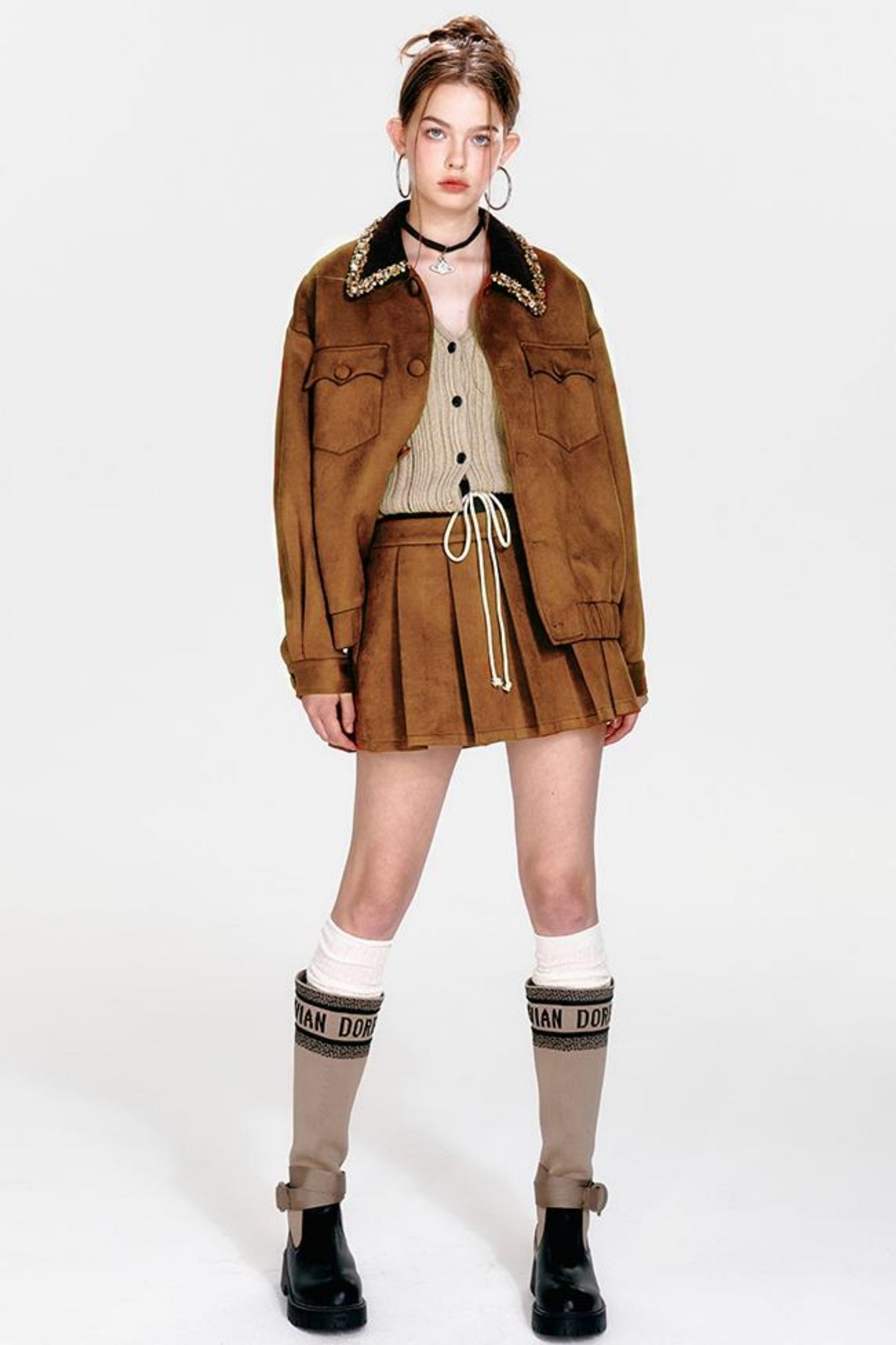 Yellow Diamond Skirt