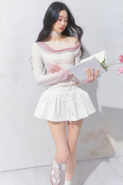 Romance A-Line Layered Skirt