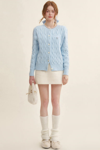 Twisted Knit Cardigan