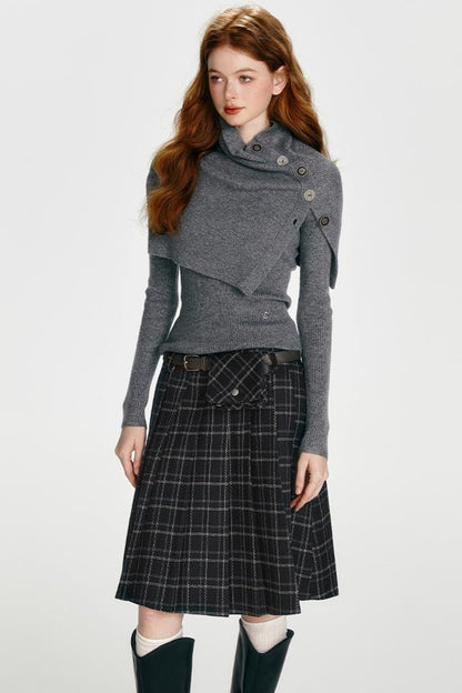 Slim Fit Knit Sweater Set-Up