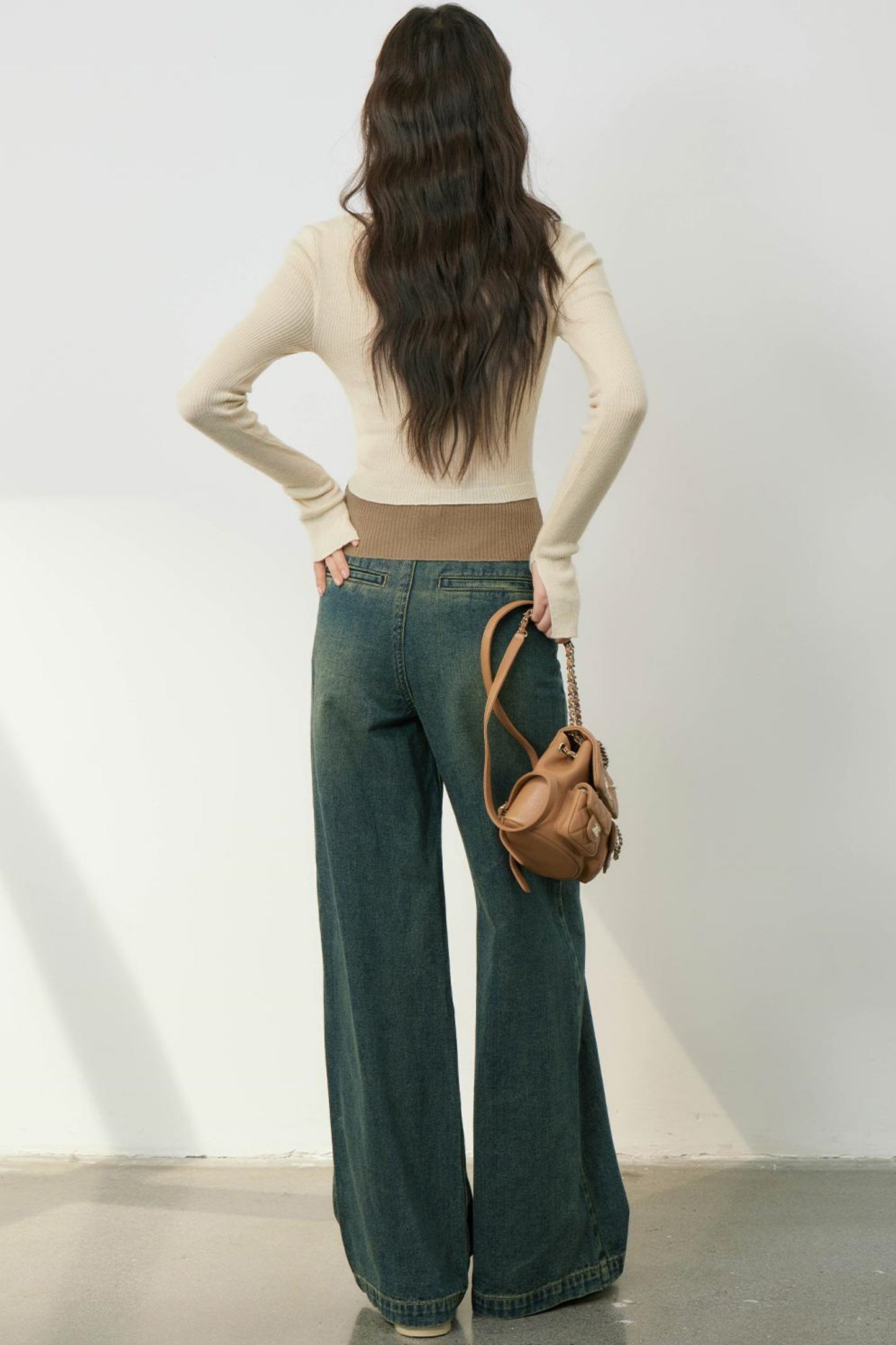 Color-block Knit Top