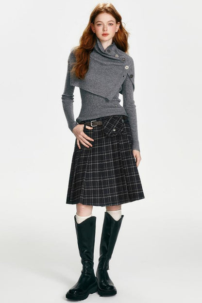 Slim Fit Knit Sweater Set-Up