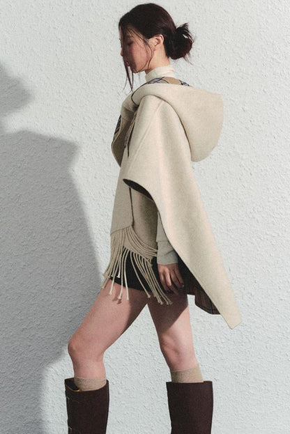 Khaki High-Waist Shorts