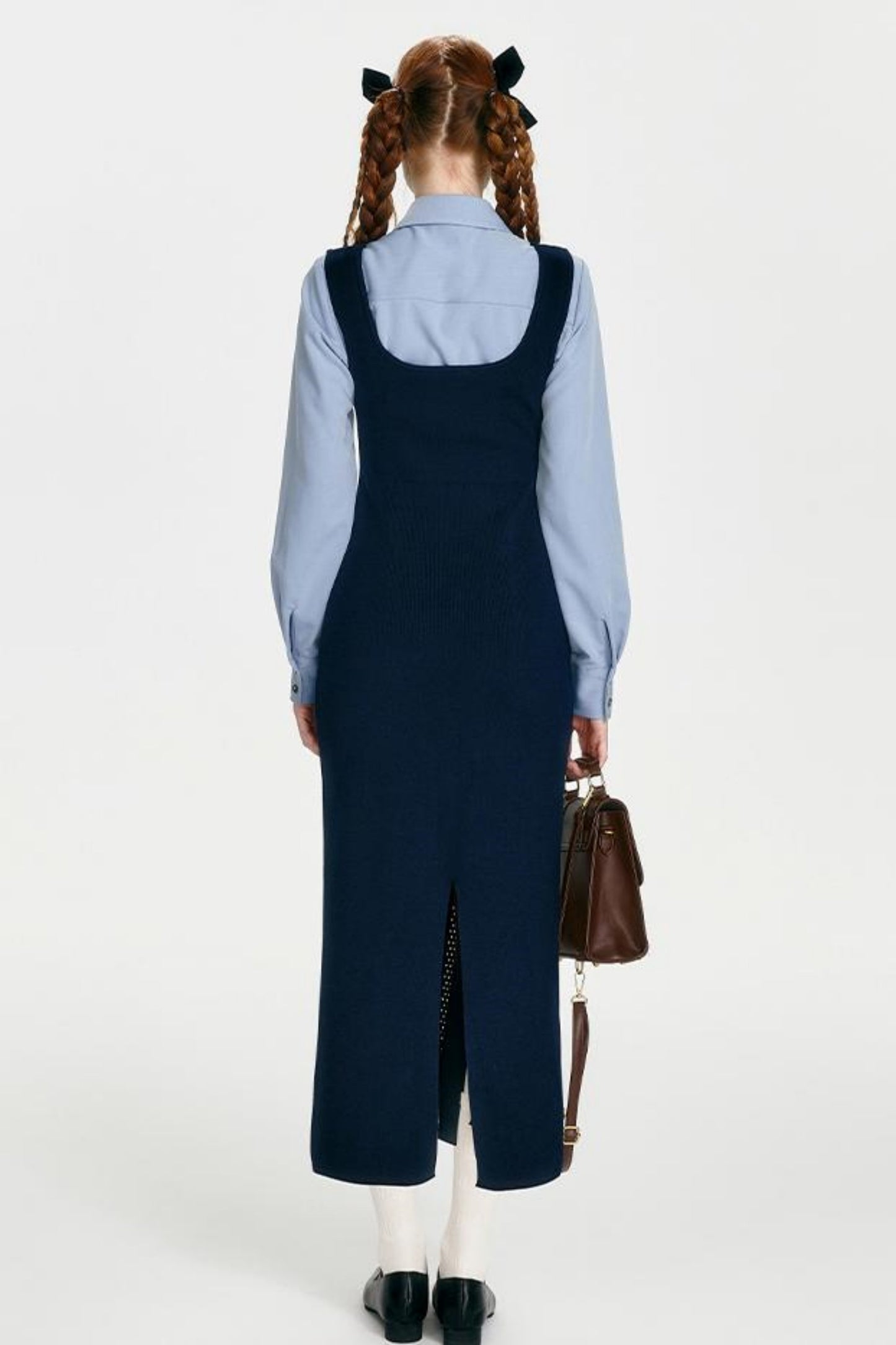 Retro Knit Skirt Dress