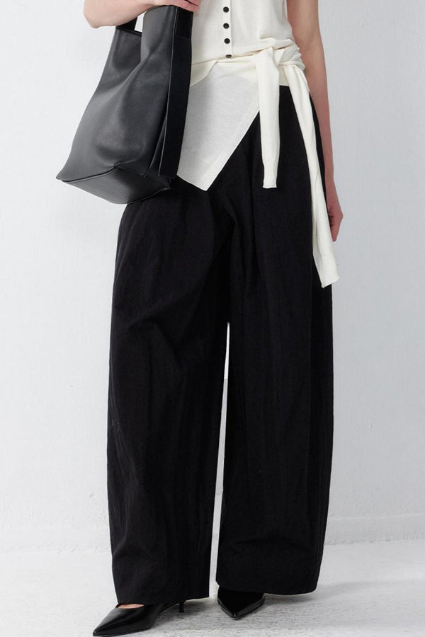 Nature Wrinkle Edge Vest Set-Up