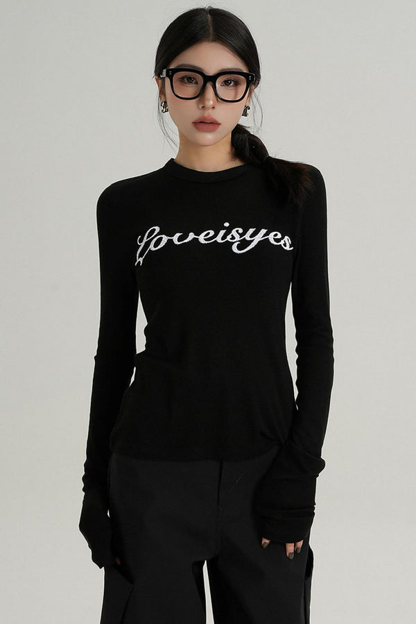 Long Sleeve Inner Layered Top