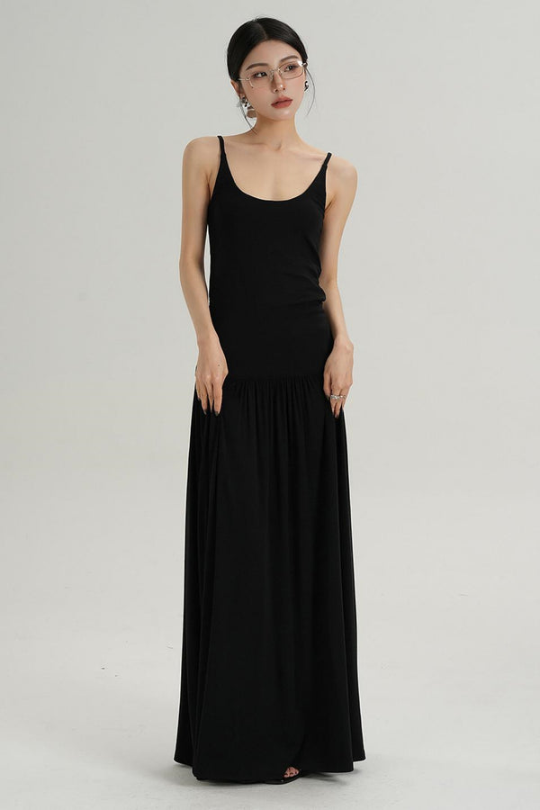 Slim Fit Suspender Dress