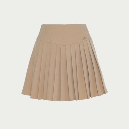 Pleated Mini Skirt