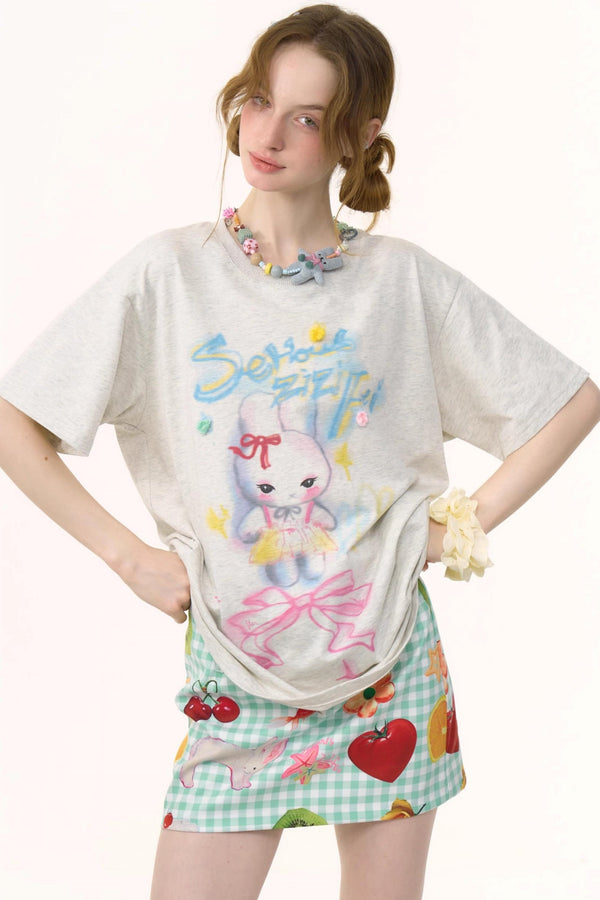 Retro Rabbit Loose Fit Tee