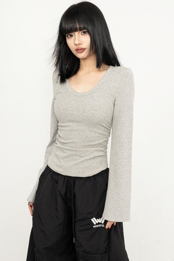 Slim Flare Sleeve Tee