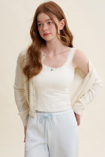 Lace Charm Padded Camisole