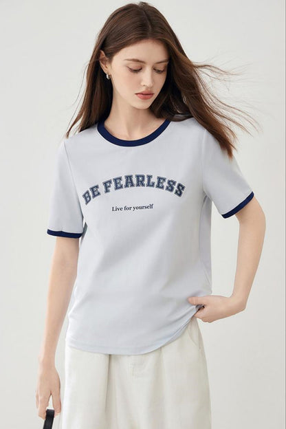 Modern Oversized Letter T-Shirt