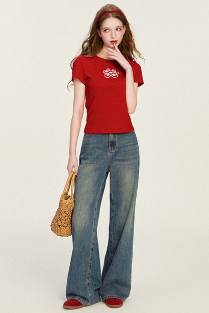 Original Wide-Leg Denim Pants