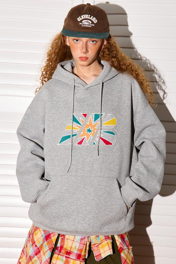 Fireworks Embroidered Hoodie