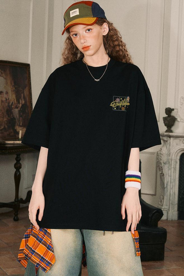 Firework Print Slim Fit T-Shirt