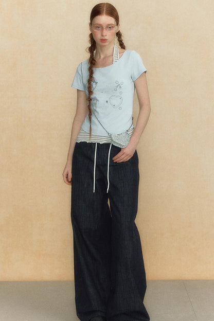 Trendy Graphic T-Shirt