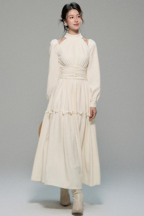 Vintage Sea Salt Oatmeal Dress