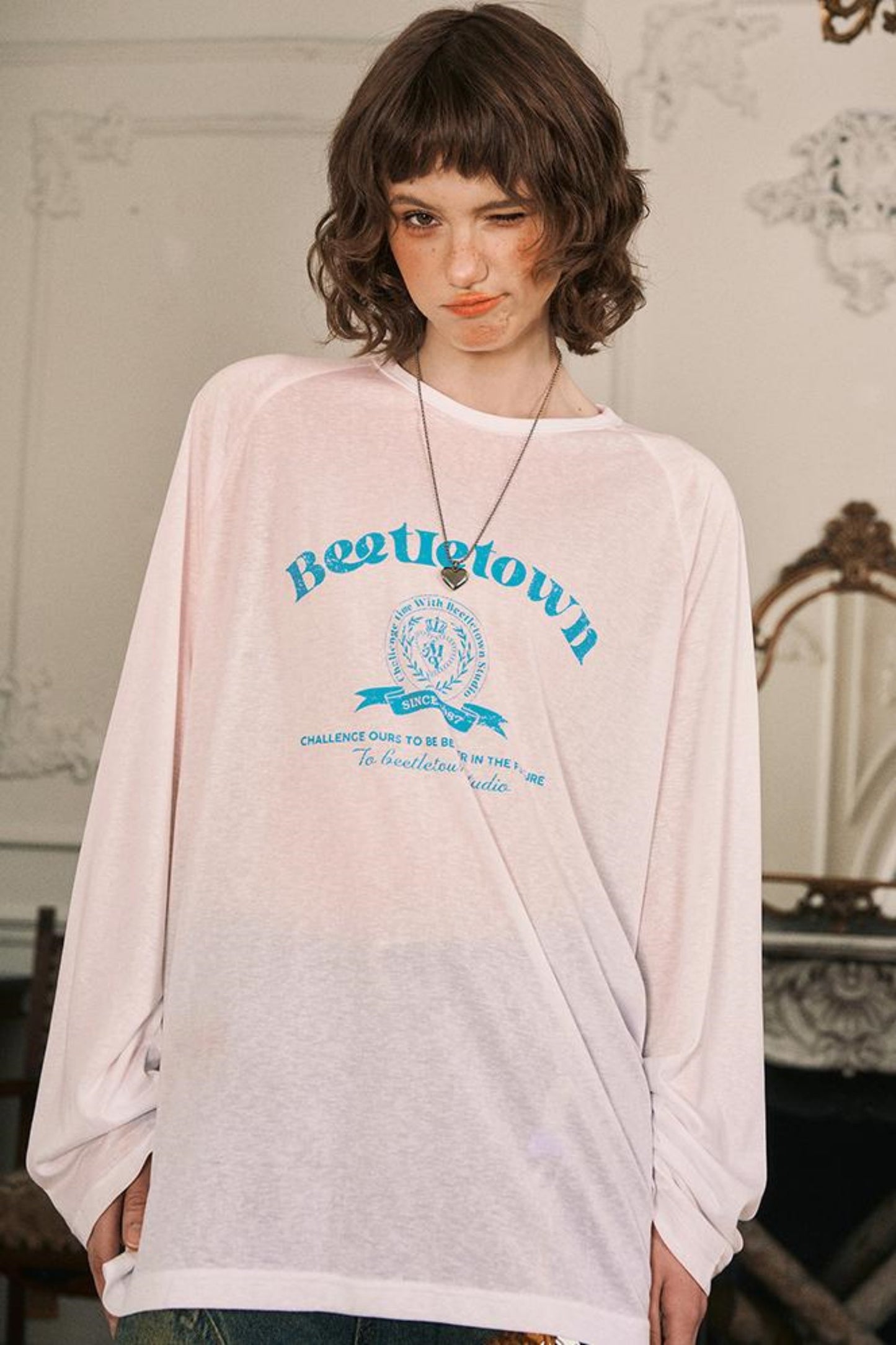 Breathable Long Knit Top