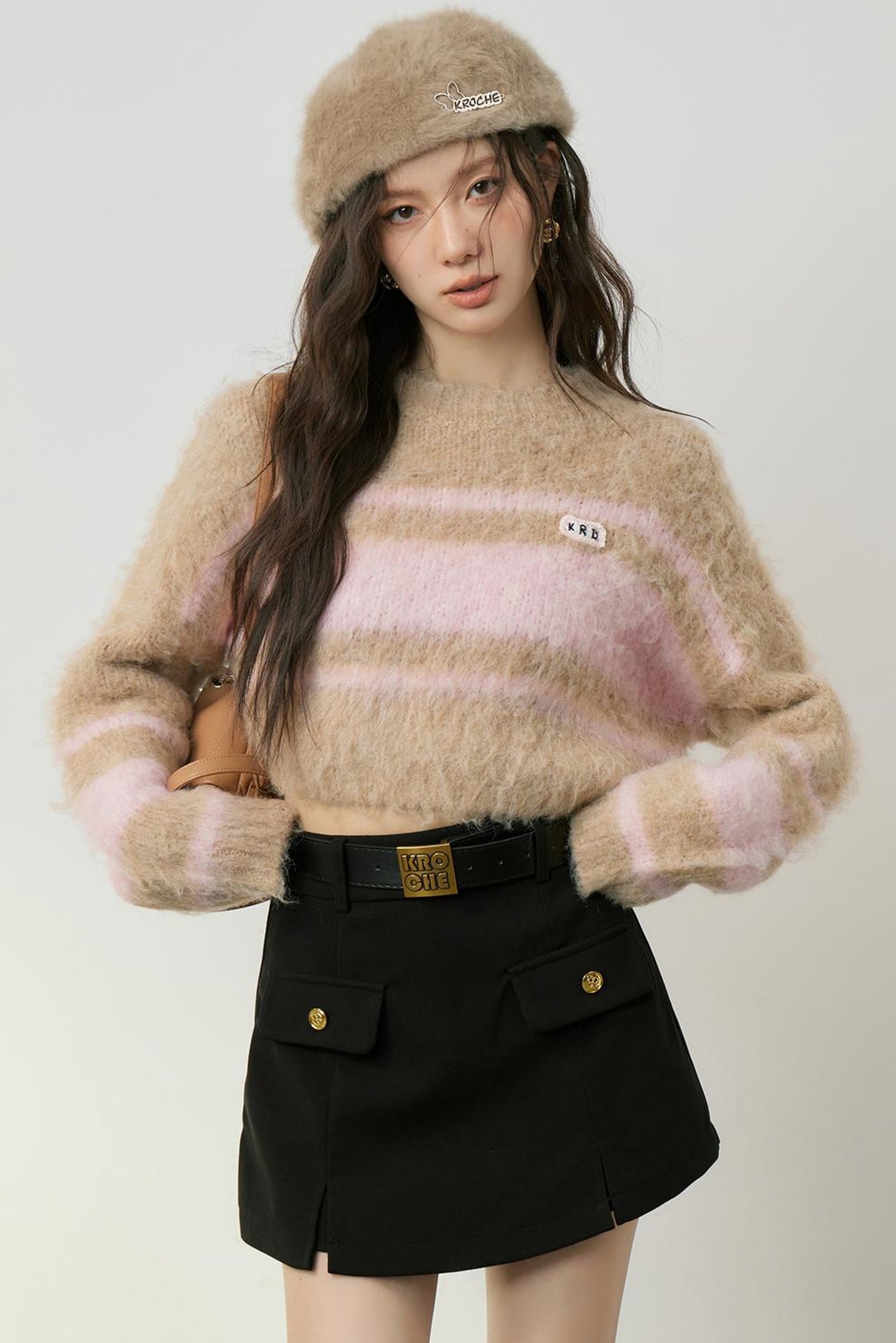 Cozy Color Block Knit Sweater