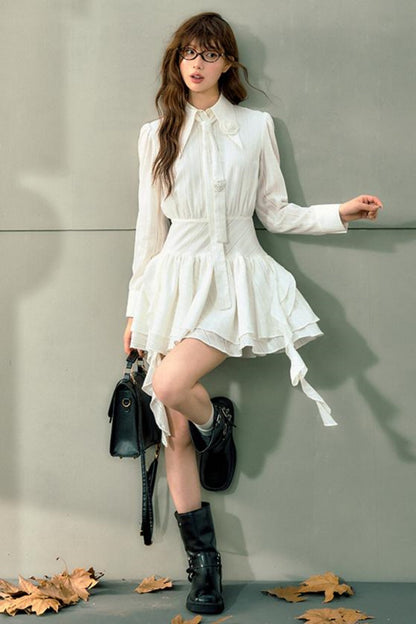 Floral Tie Waist Dress