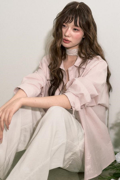 Versatile Thin Cotton Shirt