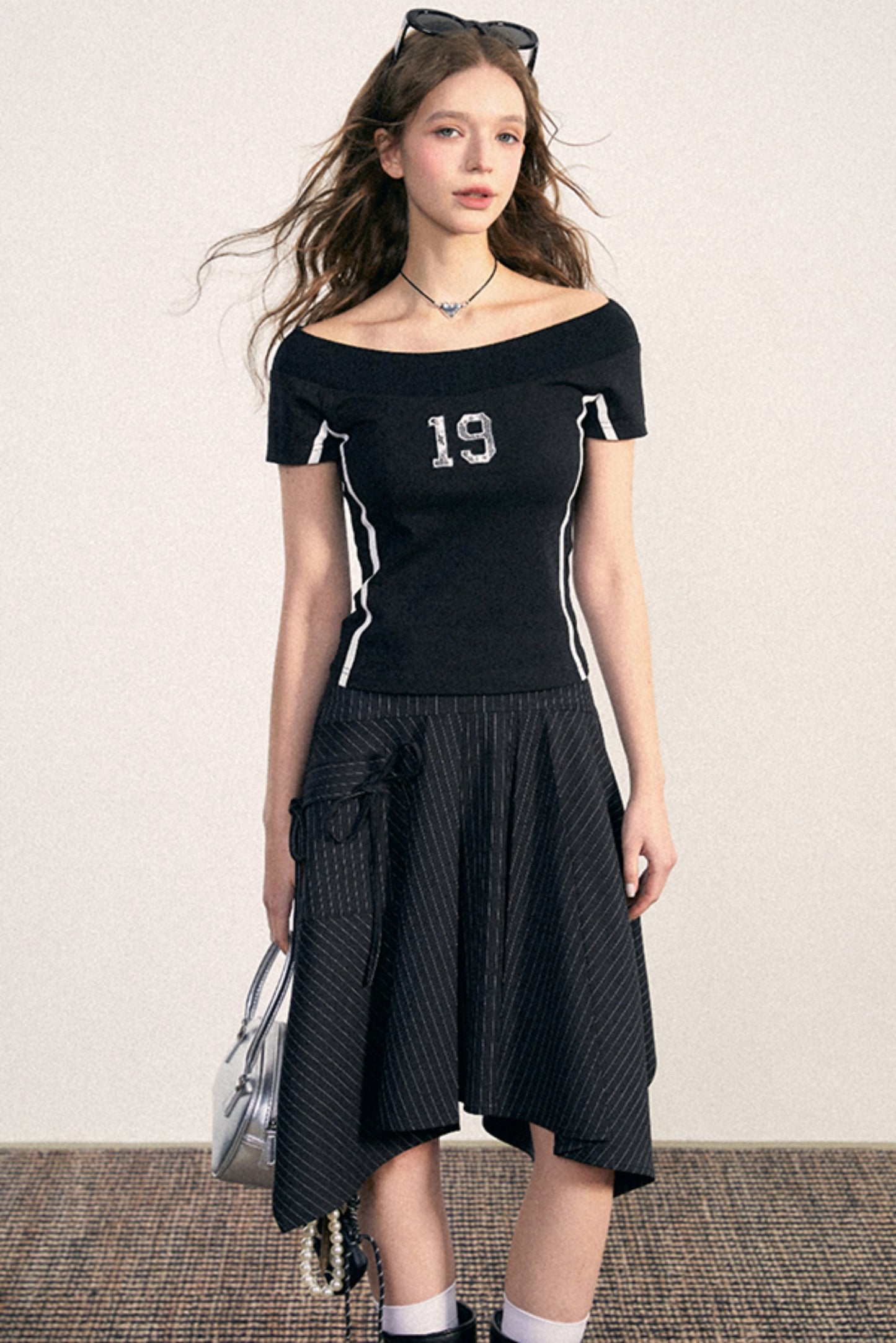 High-Waisted Fishtail Skirt