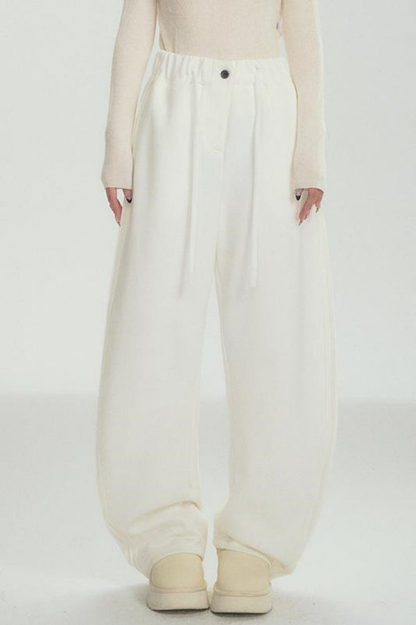 Fleece Luxe Wide-Leg Pants