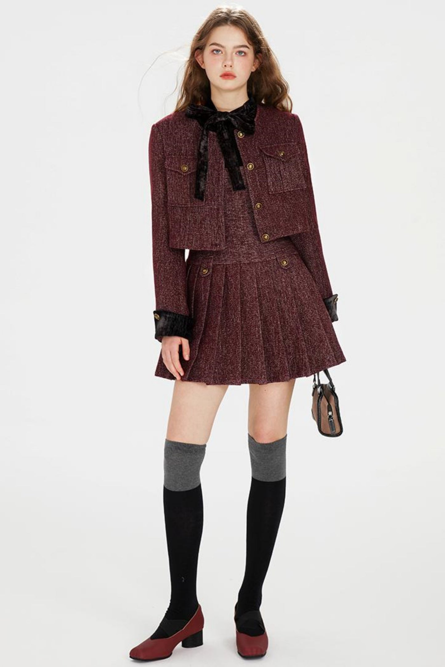 Fragrant Pleated Dress Set-Up