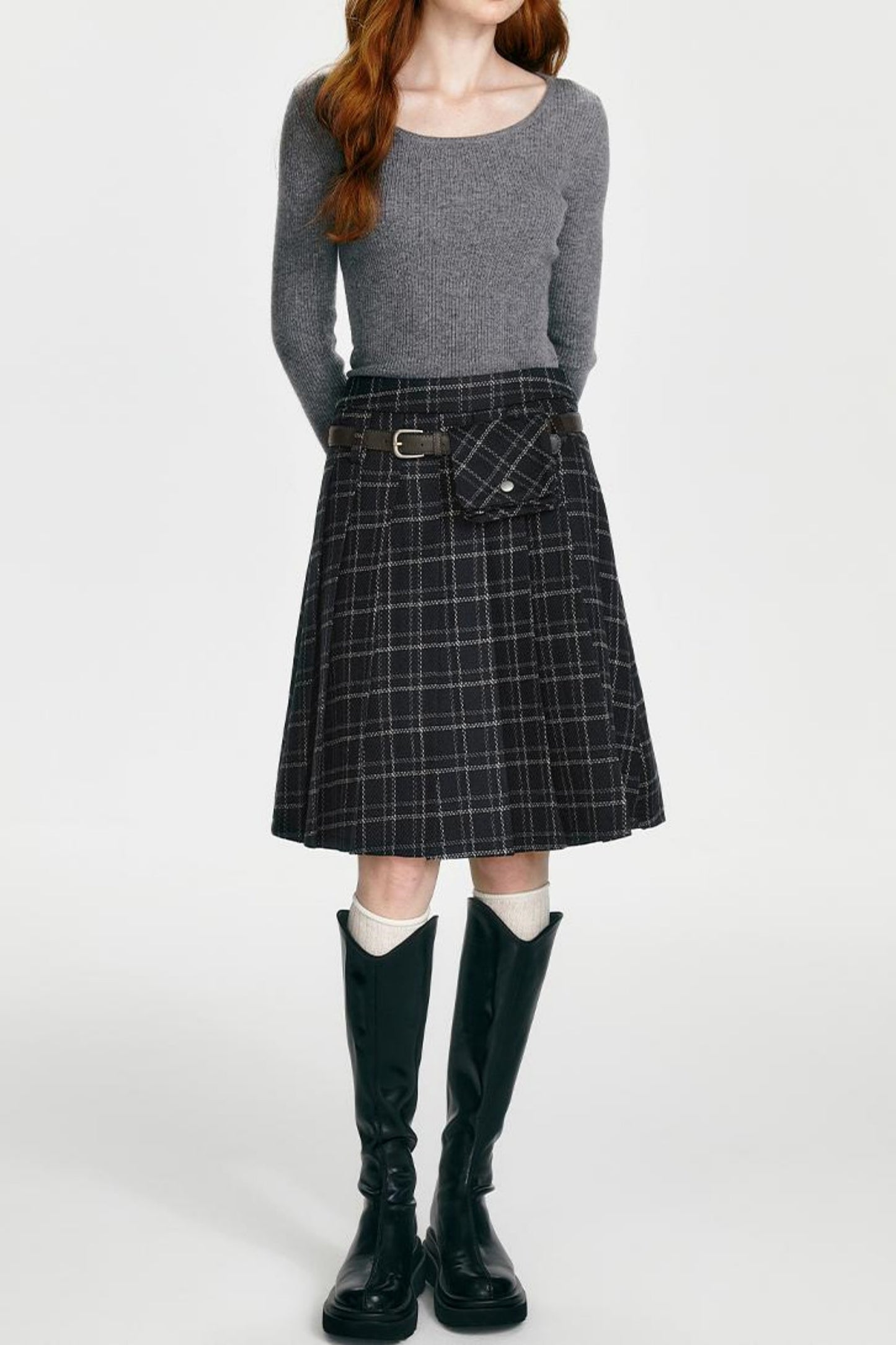 Slim Fit Knit Sweater Set-Up