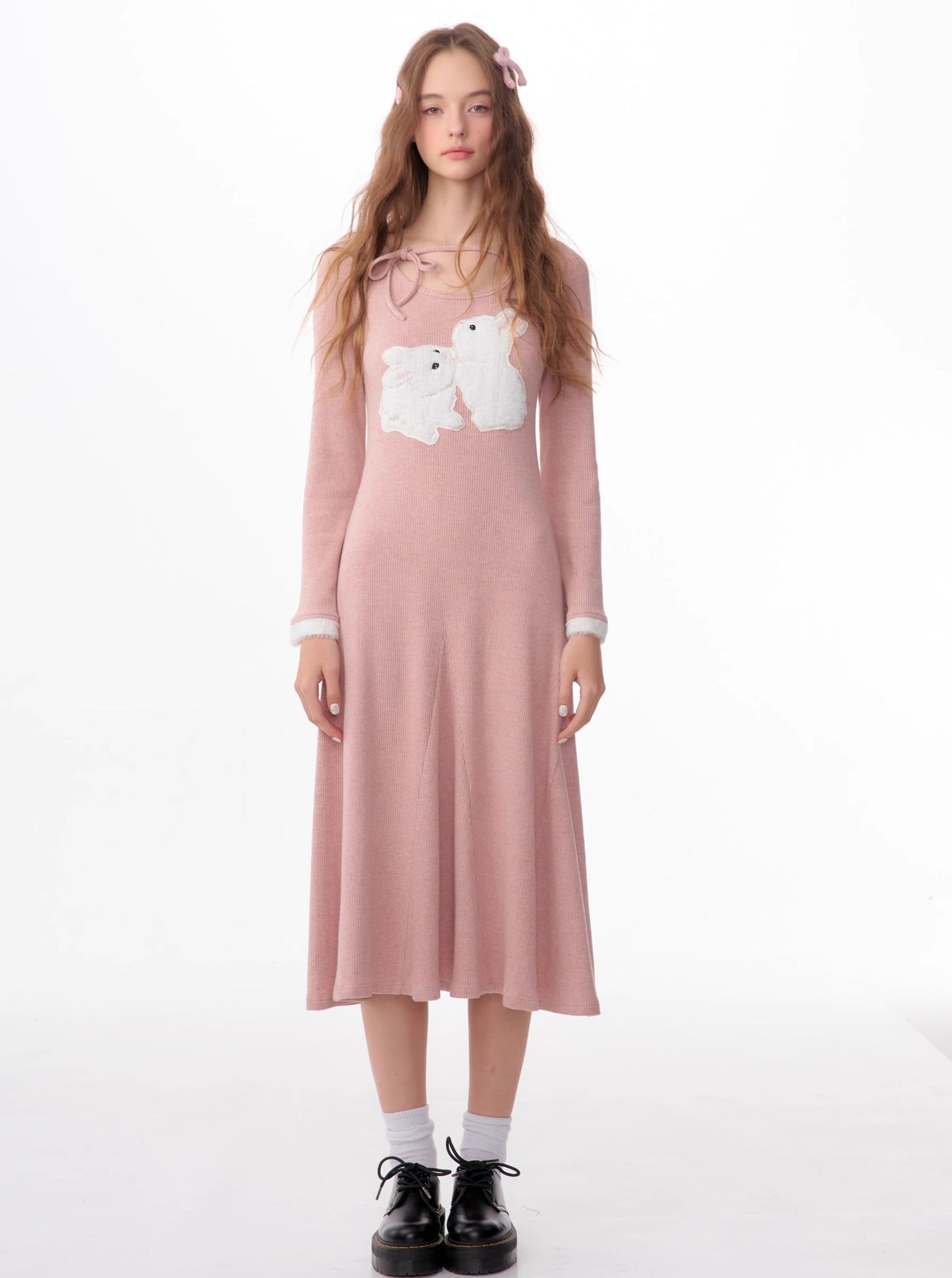 american vintage bunny thin dress