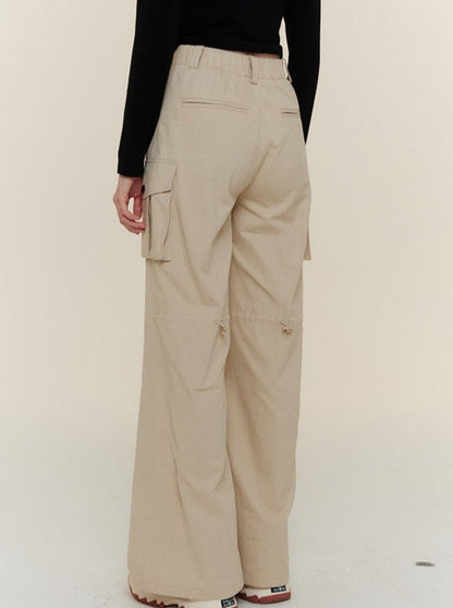 Drawstring Cargo Pants