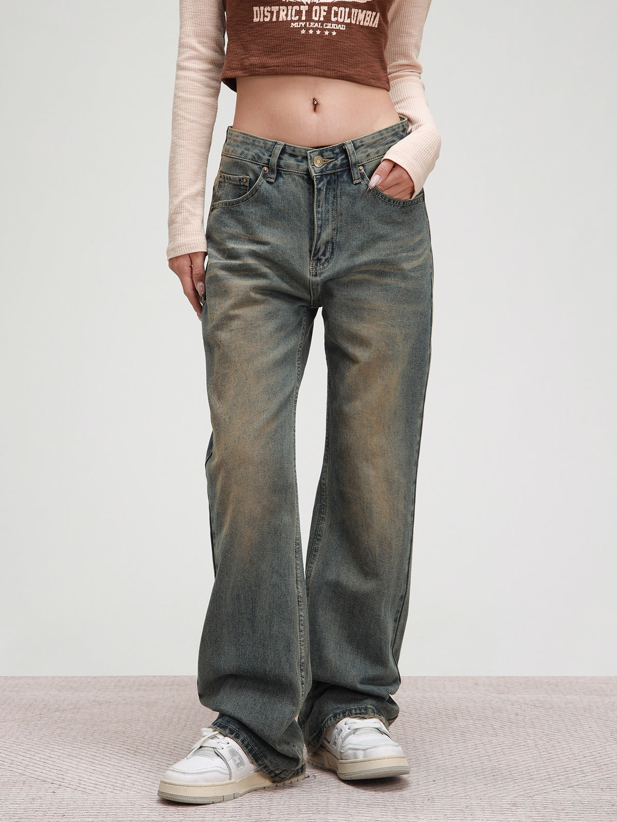 American Vintage Straight Leg Casual Pants