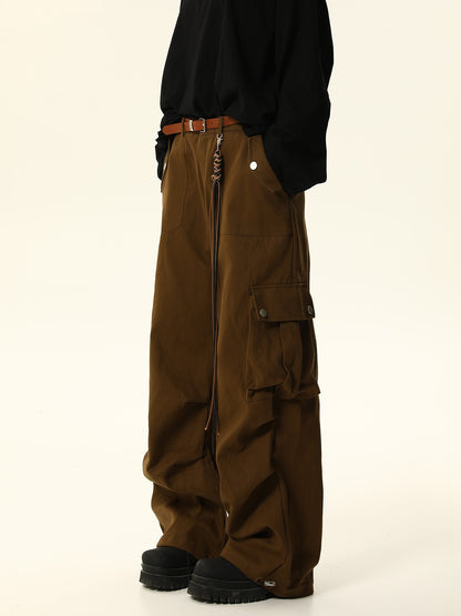 American Vintage Maillard Dark Brown Cargo Pants