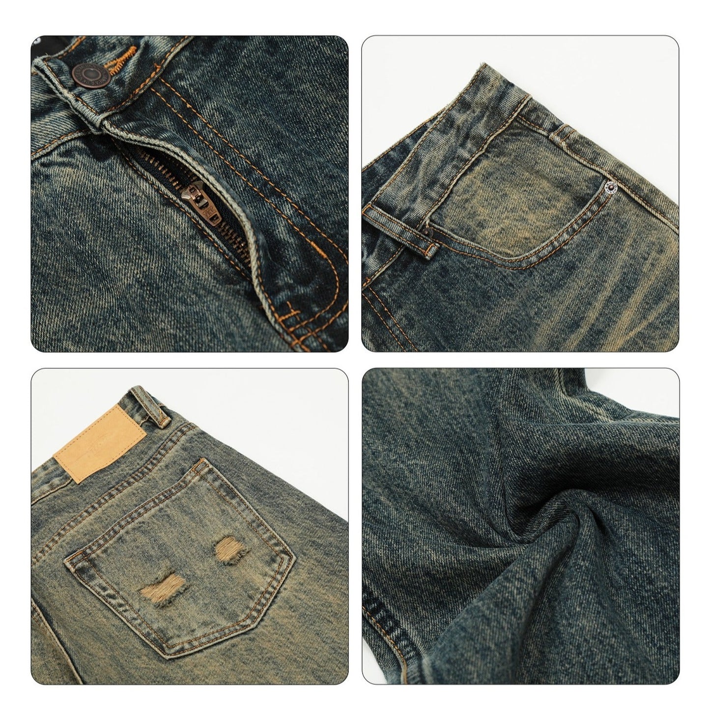 American Retro Wash Straight Pants