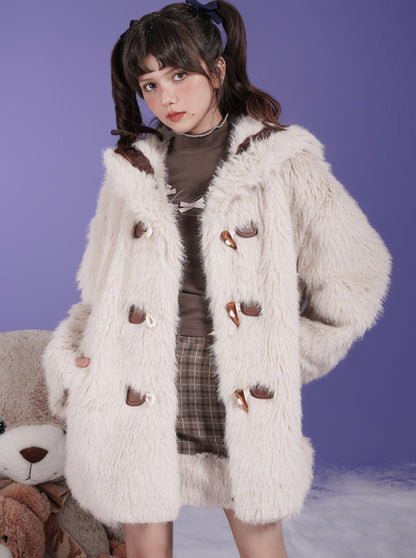 fur padded jacket
