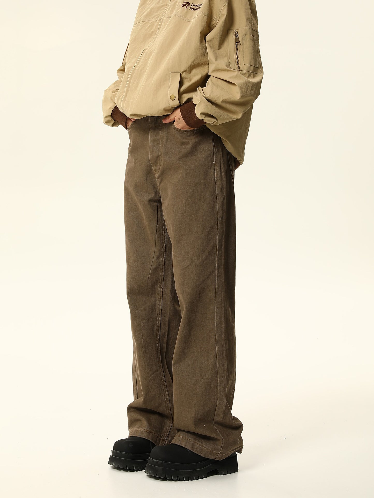 American Retro Brown Pants