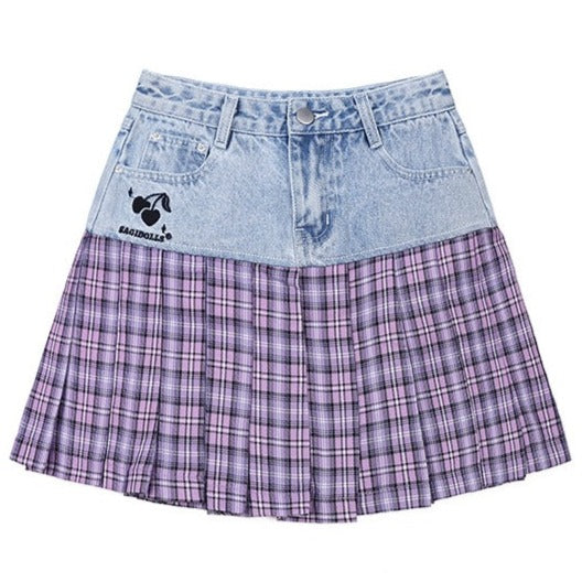 American College Denim Skirts