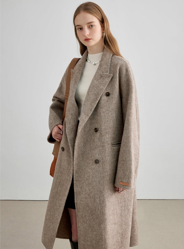 Middle Length Thickened Wool Coat