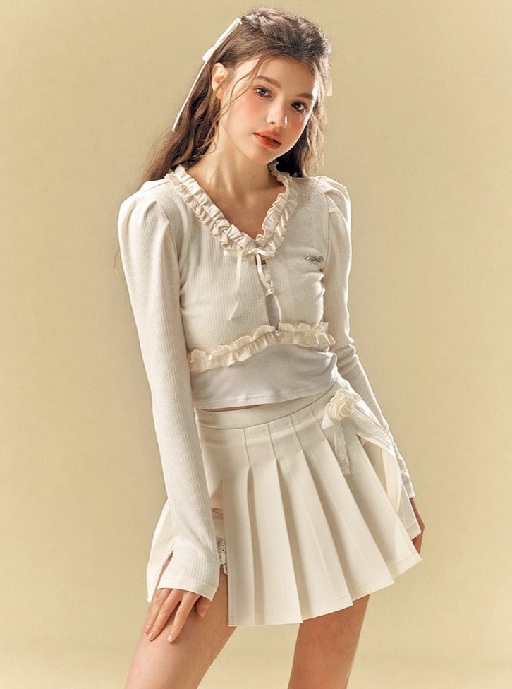 Ballet Style Knitted  Cardigan Jacket