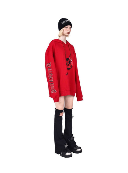 Hat Rope Hooded Sweatshirt Coat