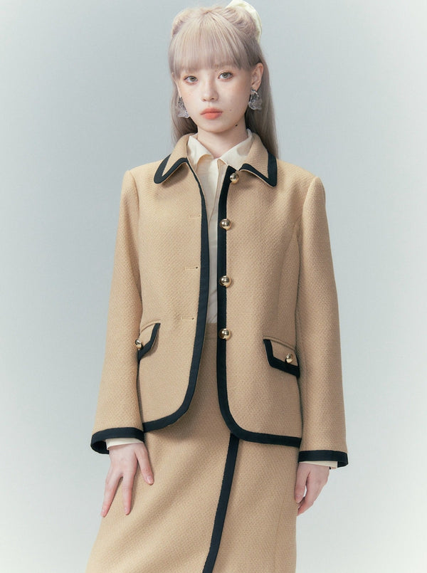 Coat And Long Skirt Sets