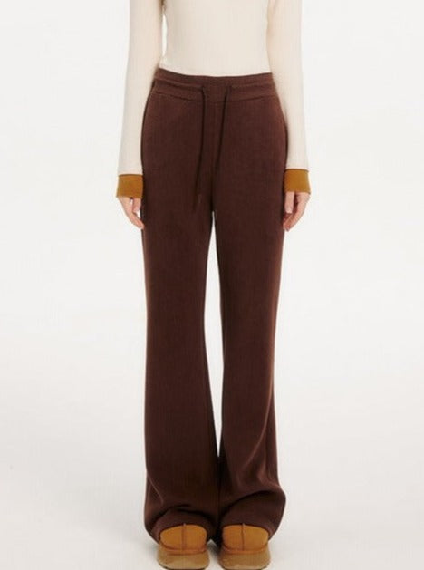 Slim Fit Stretch Knitted Pants