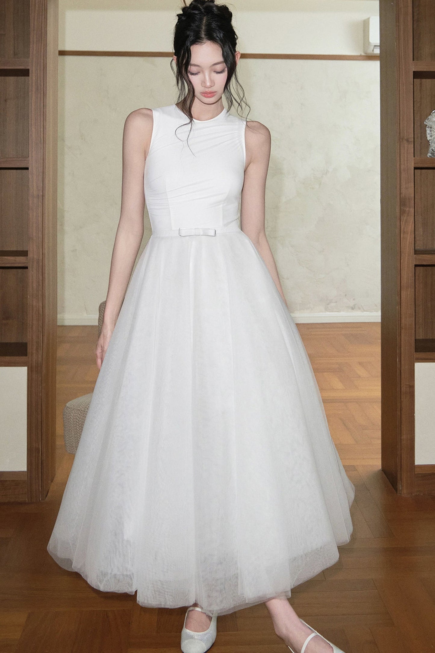 Butterfly Knot Mesh Dress