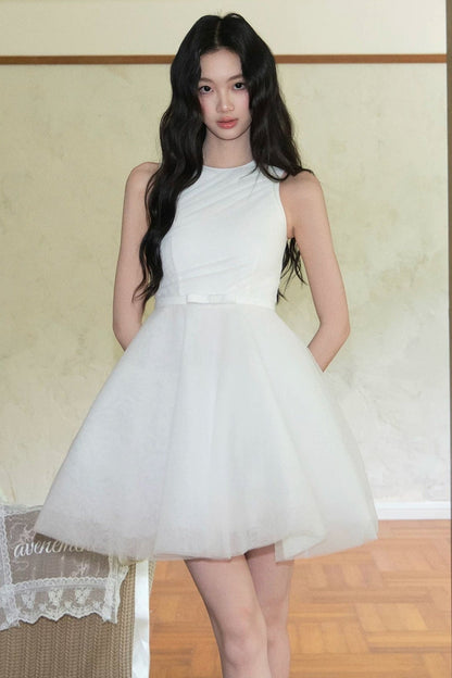 Butterfly Knot Mesh Dress