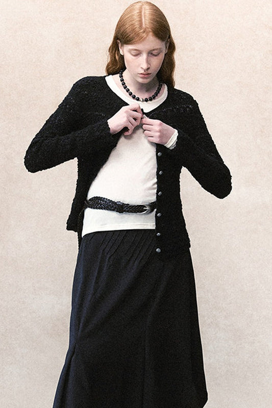 Genesis Transparent Knit Cardigan