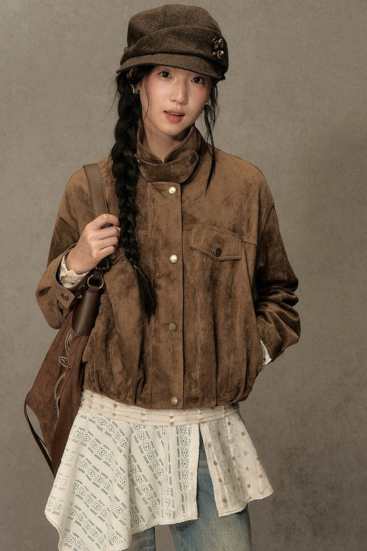 Retro Leather Biker Jacket