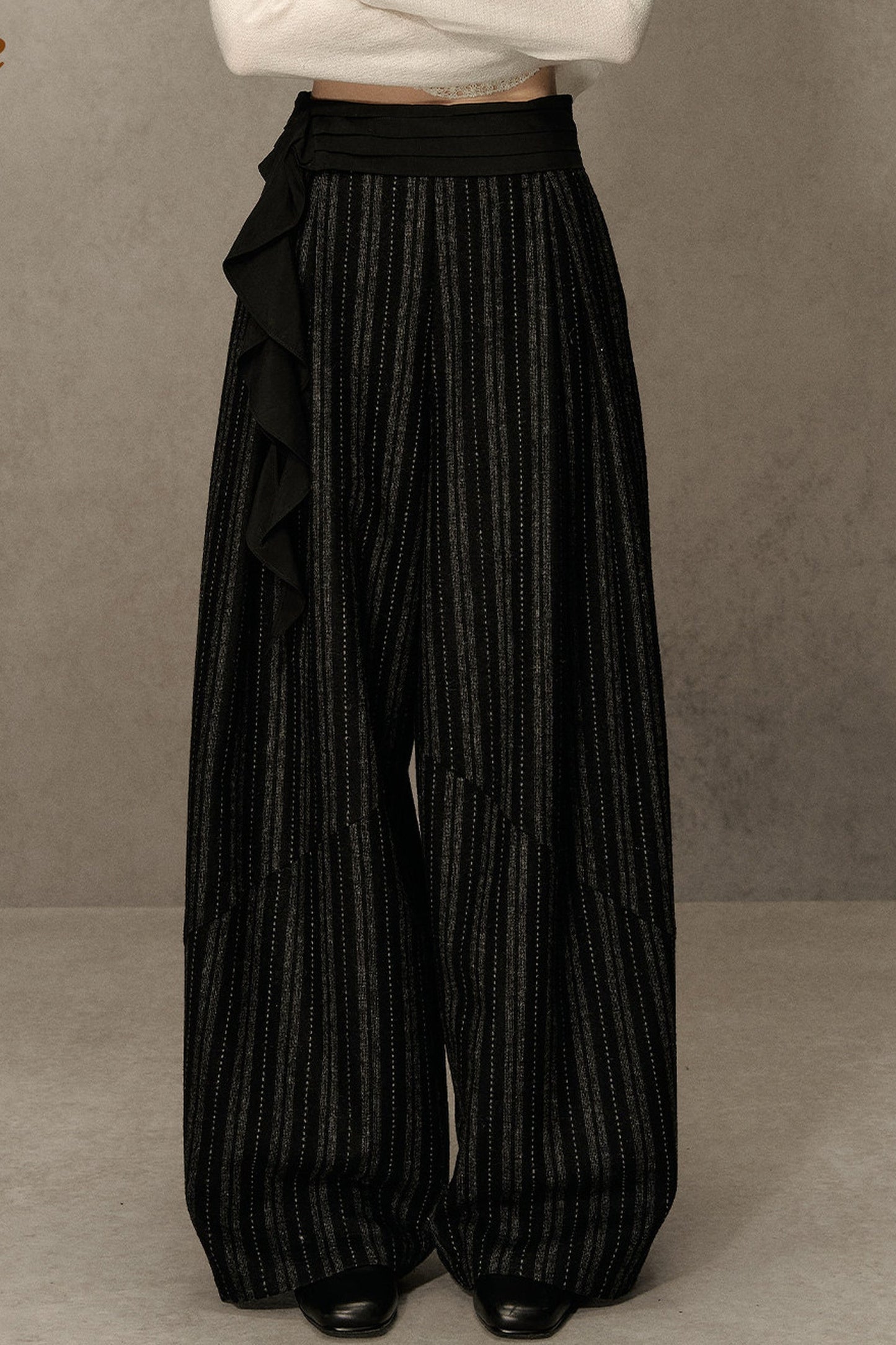 Sunset Wool Striped Pants