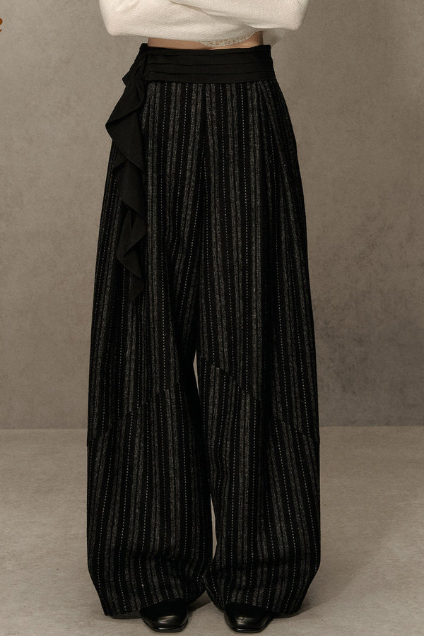 Sunset Wool Striped Pants