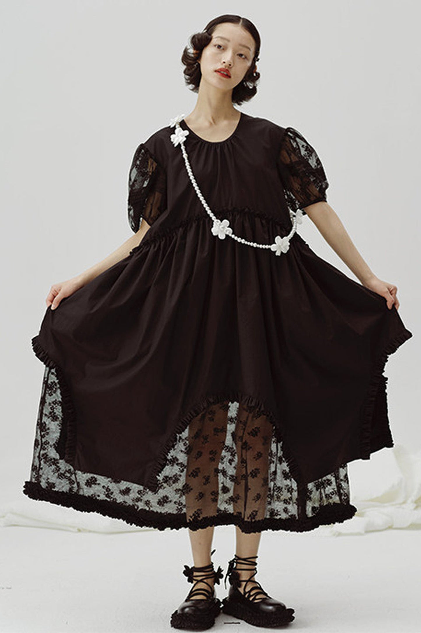 First Love Irregular Hem Dress