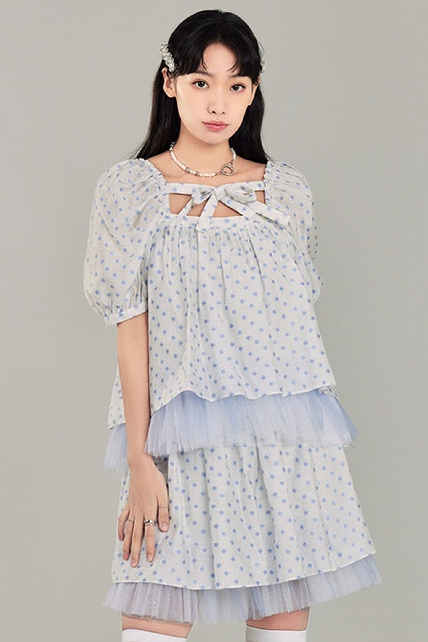 Floral Top and Skirt Set-Up